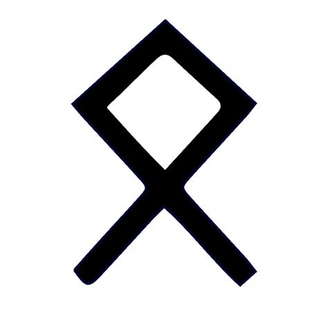 Odal rune tattoo
